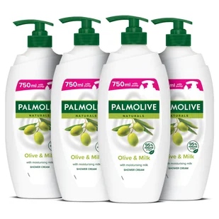 Palmolive żel pod prysznic Olive&milk 4x750 ml - Kosmetyki do kąpieli - miniaturka - grafika 1