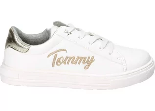 Sneakersy damskie - Tommy Hilfiger Sneakersy T3A4-31024-1190X048 29 Low Cut Lace-Up Sneaker - grafika 1