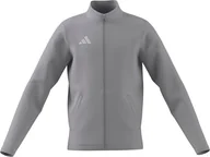 Kurtki i płaszcze dla dziewczynek - adidas uniseks-kind Entrada26 Track Jacket Kids, team light grey/white, 13-14 Years - miniaturka - grafika 1