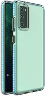 Etui i futerały do telefonów - Samsung Spring Case pokrowiec żelowe etui z kolorową ramką do Galaxy A72 4G jasnoniebieski - miniaturka - grafika 1