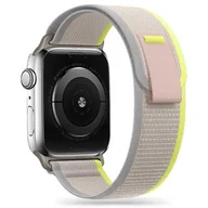 Akcesoria do zegarków - Tech-Protect Opaska Nylon do Apple Watch beige - miniaturka - grafika 1