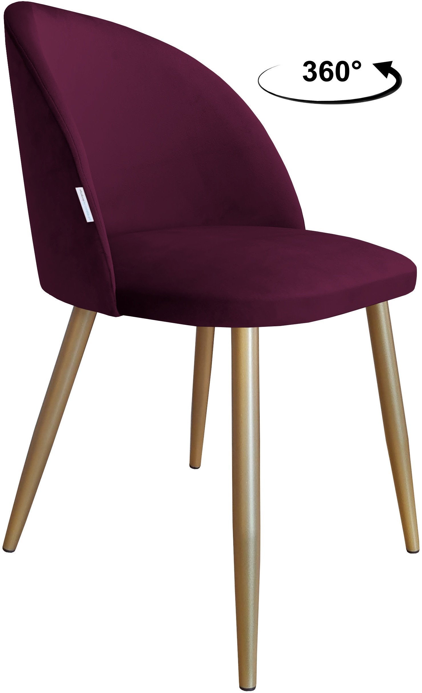 Krzesło obrotowe Colin podstawa złota MG02