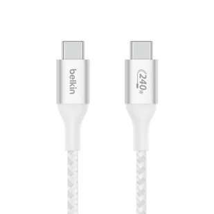 Kabel boost charge usb-c Belkin, 240w, 1m, biały - Kable USB - miniaturka - grafika 1