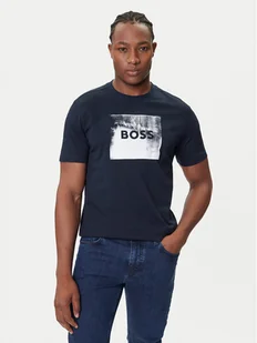 BOSS T-Shirt Te_Wheel 50546381 Granatowy Regular Fit - Koszulki męskie - miniaturka - grafika 1