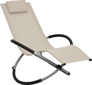 Elior Kremowy grawitacyjny leżak dla dzieci - Nolio - Leżaki ogrodowe - miniaturka - grafika 1