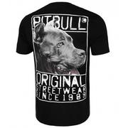 Koszulki sportowe męskie - Pit Bull T-shirt Origin Black - miniaturka - grafika 1
