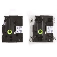 Brother TZE-FA4 taśmy do etykietowania Niebieski na białym - Dodatki do drukarek i skanerów - miniaturka - grafika 3