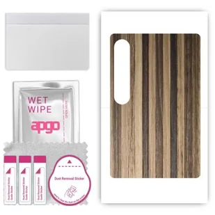 folia naklejka skórka strukturalna na TYŁ do Blackview Tab 90 WiFi - Drewno Paski Mix - apgo SKINS - Akcesoria do tabletów i e-booków - miniaturka - grafika 1