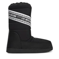 Śniegowce damskie - Śniegowce LOVE MOSCHINO JA24162G1NISB000 Czarny - miniaturka - grafika 1