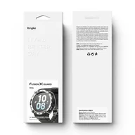 Akcesoria do smartwatchy - Ringke Fusion-X Guard etui z paskiem do Samsung Galaxy Watch 4 / 5 44mm czarne - miniaturka - grafika 1