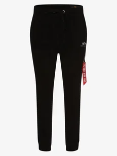 Alpha Industries - Spodnie dresowe męskie, czarny - Spodnie sportowe męskie - miniaturka - grafika 1