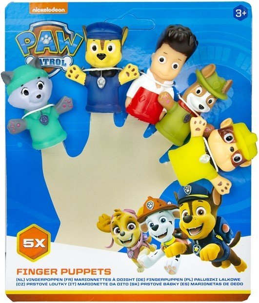 Spin Master Paw Patrol Pacynki Finger Puppets 5pak