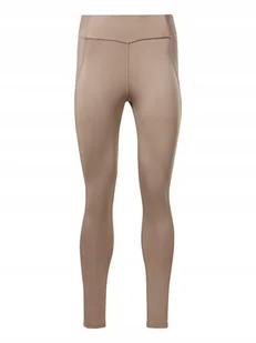 REEBOK - LEGGINSY DAMSKIE - YOGA HR RIB TIGHT HA4369 BRĄZOWY - Legginsy - miniaturka - grafika 1