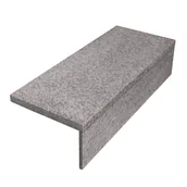 Kostki brukowe i krawężniki - Schody granitowe 80 cm szare stopnica+podstopnica DLH - miniaturka - grafika 1