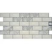 Panele ścienne i boazeria - Panel dekoracyjny PVC 50 x 100 cm 856813 - miniaturka - grafika 1