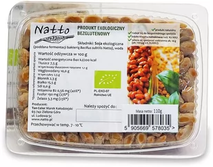 NATTO SFERMENTOWANA SOJA (NATTO) BIO 110 g - NATTO - Ziarna i nasiona roślin strączkowych - miniaturka - grafika 1