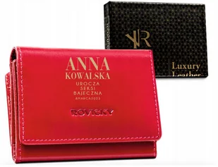 Damski portfel grawer w KWIATY własna dedykacja - Portfele - miniaturka - grafika 1