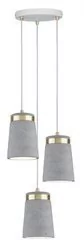 Paulmann Neordic Norell Pendelleuchte max.3x20W 79627 - Lampy sufitowe - miniaturka - grafika 1