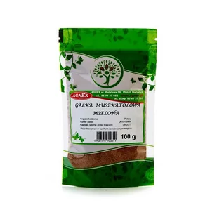 Agnex Gałka muszkatołowa mielona 100g - Przyprawy i zioła sypkie - miniaturka - grafika 1