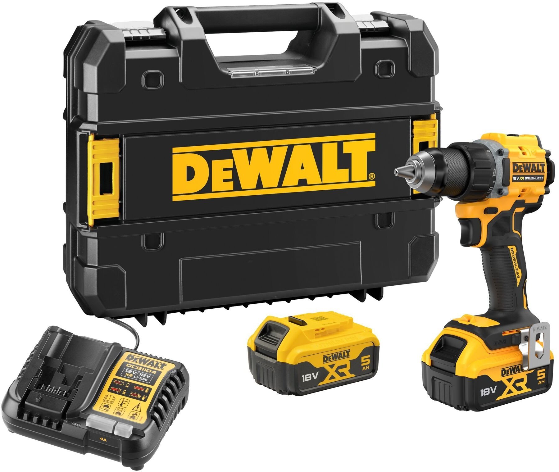 DEWALT Wiertarko-wkrętarka DCD794P2T 18 V 2 x akumulator 5 Ah