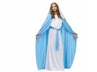 Stroje karnawałowe - STRÓJ MARYI PRZEBRANIE JASEŁKA 9-12 LAT - miniaturka - grafika 1