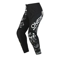 Odzież motocyklowa - O'NEAL | Spodnie motocrossowe | dla dzieci | Enduro MX | wstawki ze stretchu, pełna podszewka, wyściółka z gumy zapewnia dodatkową ochronę | Element Youth Pants Attack V.23, czarno-biały, 14 Lat - miniaturka - grafika 1