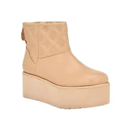 Botki damskie - GUESS Damskie botki Jilla, Camel 101, 37 EU - miniaturka - grafika 1