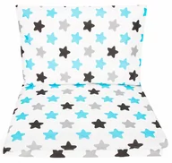 Pościel dla dzieci - POŚCIEL 120x90 DO ŁÓŻECZKA 120x60 POSZEWKI Z WYPEŁNIENIEM - Niebiesko-ciemne pierniki - miniaturka - grafika 1