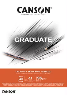 Blok szkicowy Graduate, A5 - Podobrazia, bloki, papiery - miniaturka - grafika 1