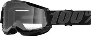 1 00% Motocross Brille Strata 2 klary, czarny, HU-GOG-1055 - Gogle i okulary motocyklowe - miniaturka - grafika 1