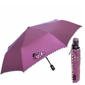 Parasole - Parasol Damski Fiolet Metalic, Automatyczny - Elegancja i Funkcjonalność - miniaturka - grafika 1