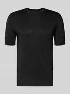 Koszulki męskie - Bluzka błyszcząca z dzianiny z okrągłym dekoltem - miniaturka - grafika 1