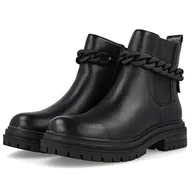 Kozaki damskie - Wrangler Botki Courtney Chain WL22615A Czarny - miniaturka - grafika 1