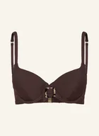 Stroje kąpielowe - Cyell Góra Od Bikini Z Fiszbinami Wavy Brown braun - miniaturka - grafika 1