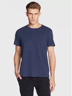 Koszulki i topy damskie - Blend T-Shirt Dinton 20714824 Granatowy Regular Fit - grafika 1