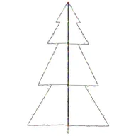 Ozdoby bożonarodzeniowe - vidaXL Ozdoba świąteczna w kształcie choinki, 240 LED, 118x180 cm - miniaturka - grafika 1