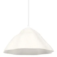 Oprawy, klosze i abażury - LEDVANCE biała replika lampy wiszącej w kształcie liścia lotosu z metalu i papier-mâché, E27, średnica 396 mm, klosz wykonany z materiału pochodzącego z recyklingu, trwała dzięki wymiennemu źródłu światła, łatwa instalacja - miniaturka - grafika 1
