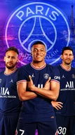 Podkładki pod mysz - PODKŁADKA POD MYSZ Z Nadrukiem 22x18 cm Kylian Mbappe PSG Tekst Prezent - miniaturka - grafika 1
