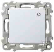 Klawisze i ramki - Łącznik zwierny "światło" - BIAŁY, SZAFIR - miniaturka - grafika 1