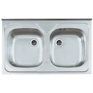 Zlewozmywaki - Genesis Primal 40 zlewozmywak 80x50 cm stal len 1124507 - miniaturka - grafika 1