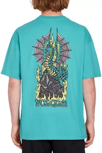 Koszulki męskie - t-shirt męski VOLCOM ALSTONE TEE Temple Teal - grafika 1