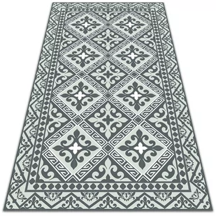 Dywan winylowy Geometryczny wzór kwiaty 150x225 cm - Dywany - miniaturka - grafika 1