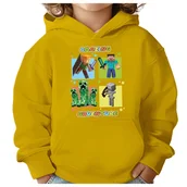 Bluzy dla dziewczynek - BLUZA DZIECIĘCA MINECRAFT 146-152 DLA DZIEWCZYNKI CHŁOPCA PREZENT - miniaturka - grafika 1