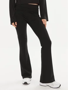 Gina Tricot Spodnie materiałowe 21671 Czarny Flare Fit - Spodnie damskie - miniaturka - grafika 1