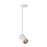 Lampy sufitowe - Nowodvorski Lampa punktowa natynkowa MONO LONG M 36cm 10W GU10 biały złoty 7671 - miniaturka - grafika 1