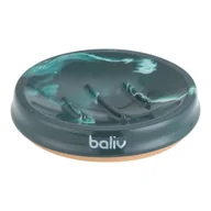 Akcesoria łazienkowe - Baliv Mydelniczka zielono-złota - miniaturka - grafika 1