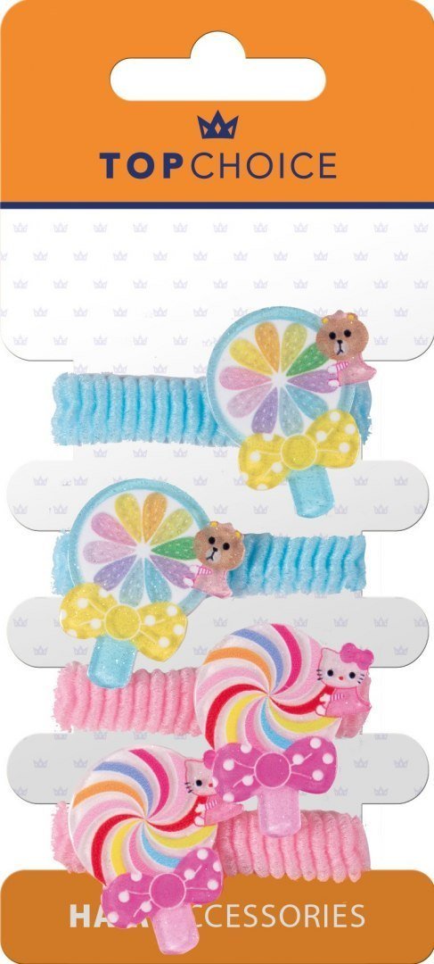 Top Choice, Frotki do włosów (26560) 1op.-4szt