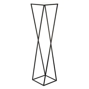 Kwietnik stojący czarny 100 cm LOFTOWY metalowy - Kwietniki - miniaturka - grafika 1