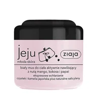 Balsamy i kremy do ciała - Ziaja Jeju biały mus do ciała aktywnie nawilżający 200ml - miniaturka - grafika 1