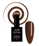 Lakiery hybrydowe - Lakier Hybrydowy do paznokci kolor ciemny brąz czekoladowy EverShine 15ml - miniaturka - grafika 1